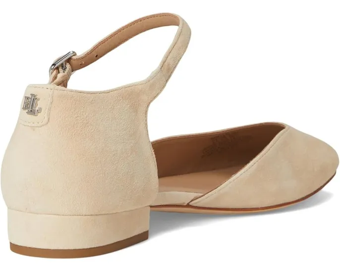 Туфли Lauren Ralph Lauren Emellie Mary Jane из замши на квадратном носке