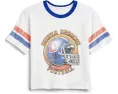 Футболка NFL Denver Broncos Striped Yoke Ringer от Junk Food Clothing Kids