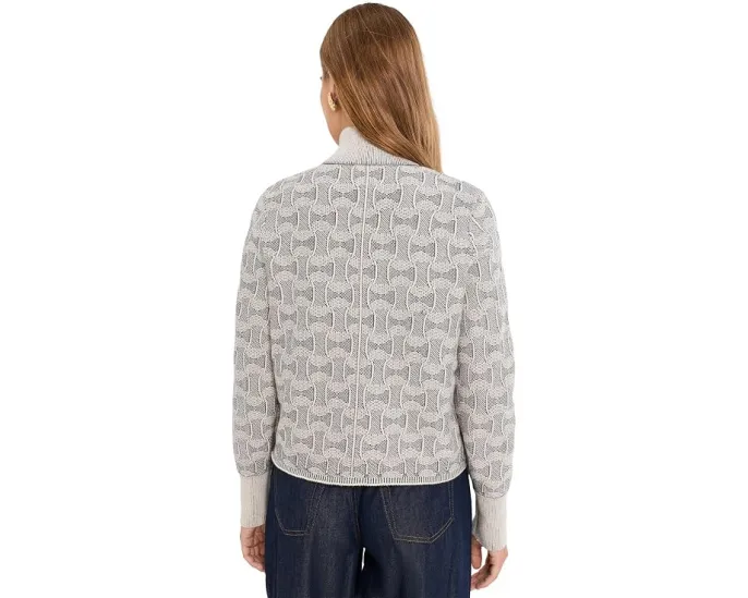 Жакет NIC+ZOE Petite Dapper Swirl Knit с узором