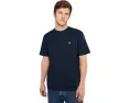 Хлопковая футболка Lacoste с нагрудным карманом и классическим кроем