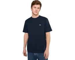 Хлопковая футболка Lacoste с нагрудным карманом и классическим кроем