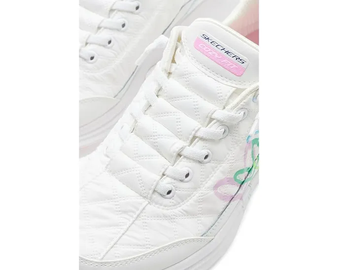 Skechers кеды Contour Foam Cozy Fit Timeless Heart Hands Free Slip-ins с сердечками