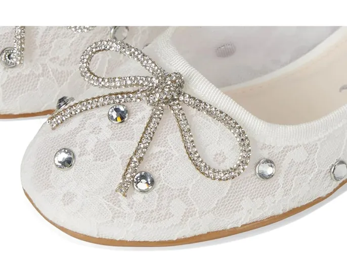 Детские балетки Leva в стиле Mary Jane с кристаллами Nina Kids