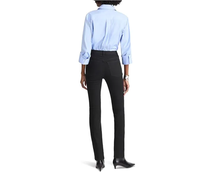 Узкие джинсы Madewell New Pencil с высокой посадкой в цвете Black Frost