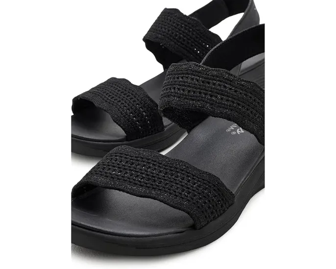 Сандалии SKECHERS Arya Favorite Finds с металлическим отливом и стелькой Luxe Foam