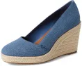 Туфли Lucky Brand Imula Espadrille Wedge на платформе с джутовой отделкой