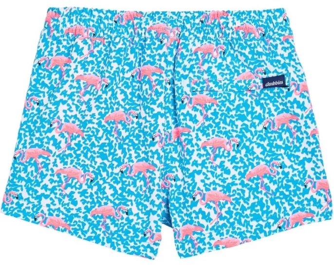 The Domingos Are For Flamingos Lined Swim Trunk (Big Kid)