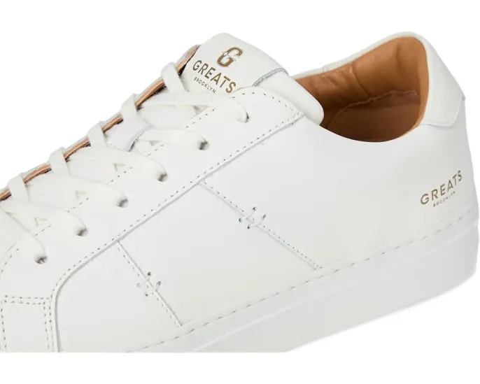 Кроссовки GREATS Royale 2.0 из премиальной кожи с резиновой подошвой