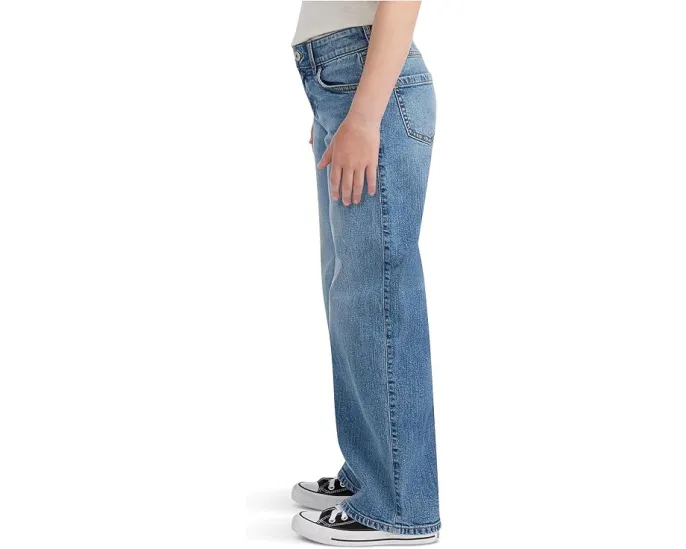 Джинсы abercrombie kids High-Rise Wide Leg с завышенной талией и широкими штанинами