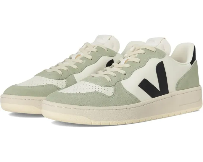 Кроссовки VEJA V-10 Prime из бычьей кожи с Уругвая и стелькой ЭВА