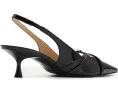 Туфли Stuart Weitzman Georgie Slingback 50 из лакированной кожи с острым носом