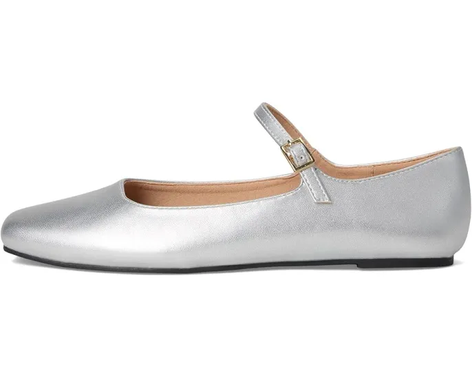 Балетки Journee Collection Carrie с ремешком и пряжкой из велюровой замши