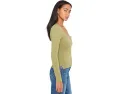 Free People Wide Awake Layering топ для многослойности с круглым вырезом