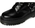 Ботинки Dr. Martens 1460 Quad Harness с 8 люверсами из глянцевой кожи и контрастной фурнитурой