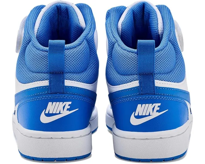 Кроссовки Nike Kids Court Borough Mid 2 для старших детей с кожаным верхом