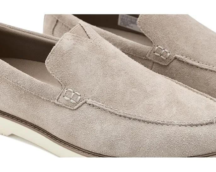 Замшевые лоферы TOMS Marcos на устойчивом каблуке