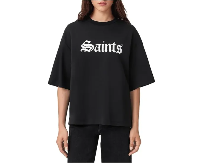 Футболка AllSaints Saint Amelie Tee с принтом
