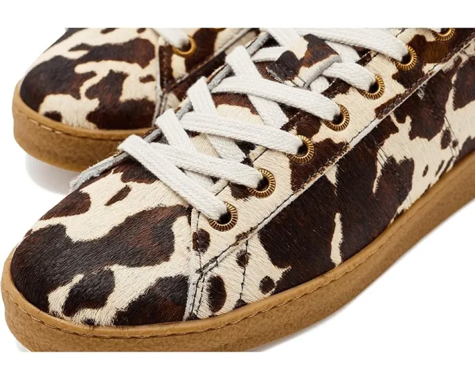 Кроссовки AllSaints Leon из глянцевой кожи с круглым носком