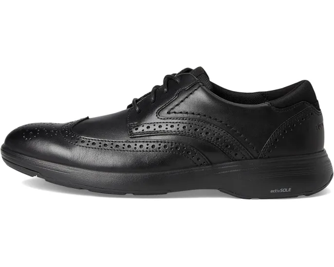 Туфли Rockport Noah Wing Tip с кожаным верхом и технологией truTECH