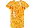 Vilebrequin Kids Накидка Palm Leaves Goyave Terry с пальмовыми листьями