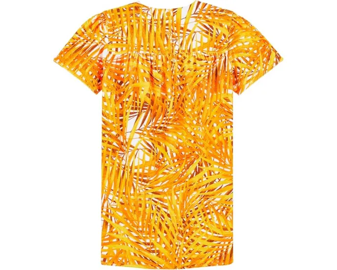 Vilebrequin Kids Накидка Palm Leaves Goyave Terry с пальмовыми листьями