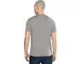 Футболка John Varvatos Duke Henley с небесно-серым принтом