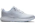 Гольф туфли FootJoy FJ Perfoma в бело-голубом цвете