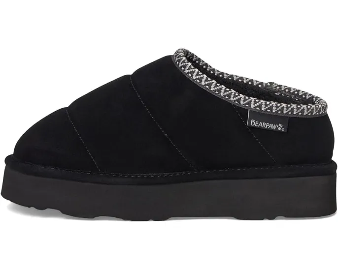 Уютные тапочки Bearpaw Quilted Martis из стеганой замши с подкладкой из овчины