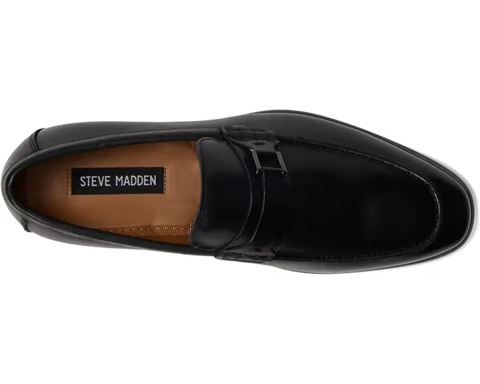 Лоферы Steve Madden Adair из щеточной телячьей кожи с устойчивым каблуком