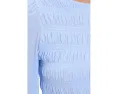 Блуза с драпировкой и лодочкой от Madewell