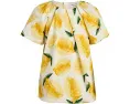Appaman Kids Puff Dress из хлопка с короткими рукавами и рюшами на подоле