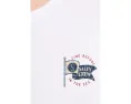 Футболка Wavey с коротким рукавом Salty Crew белого цвета