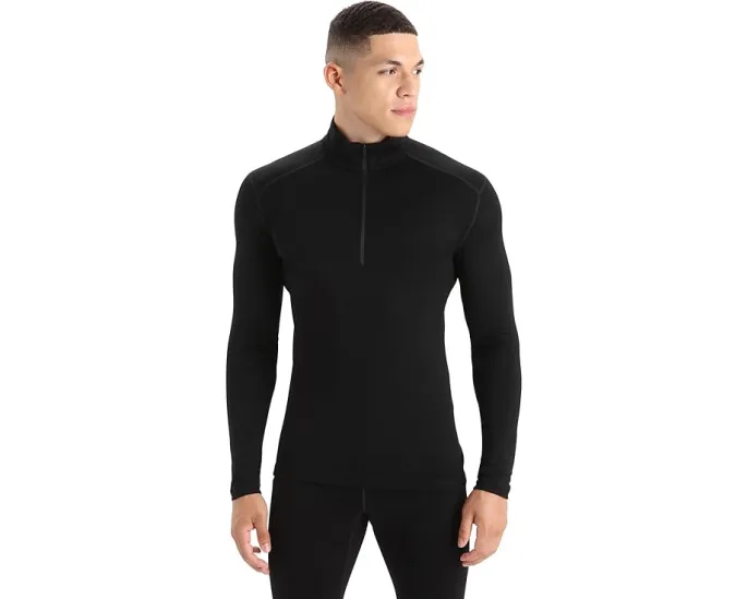 Базовый слой Icebreaker Merino 260 Tech с полузастежкой