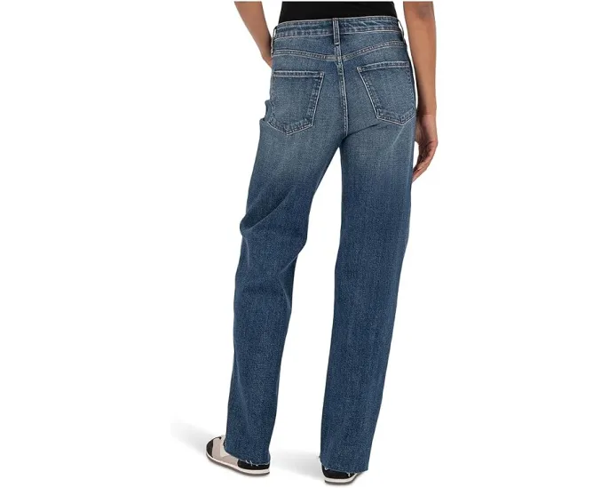 Джинсы KUT from the Kloth Sienna с высокой посадкой и прямыми штанинами