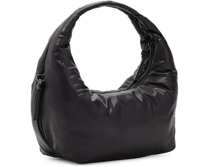 Сумка Caraa Bindle из переработанного нейлона с кожаными вставками