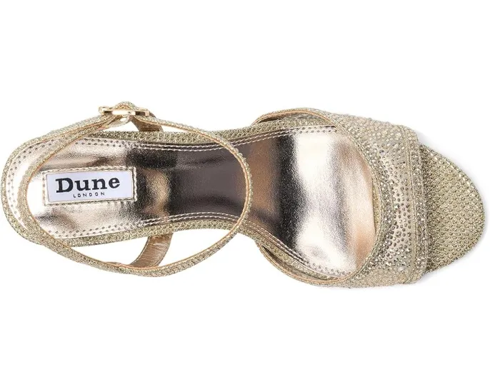 Босоножки Dune London Manicure с открытым носком и стразами на шпильке