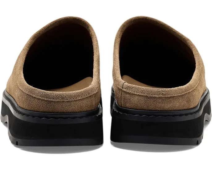 Клоги COACH из замши на платформе с ПВХ подошвой