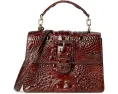Сумка кроссбоди Brahmin Melbourne Small Hallie из кожи с откидным клапаном
