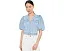 Короткий джинсовый жакет Puff Sleeve Cropped Denim Trucker от Liverpool Los Angeles