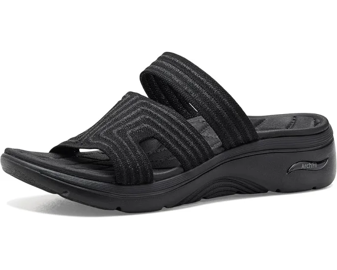 Сандалии Skechers GO WALK Arch Fit 2.0 с блестящим трикотажем