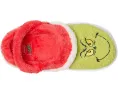 Теплые детские сабо Crocs Kids с подкладкой в стиле Гринча