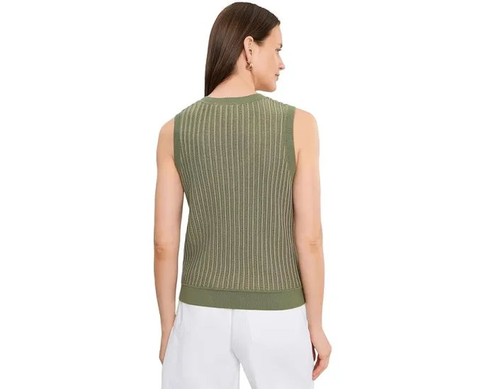 Varley топ Aldcroft Stitch Knit Tank трикотажный зеленый