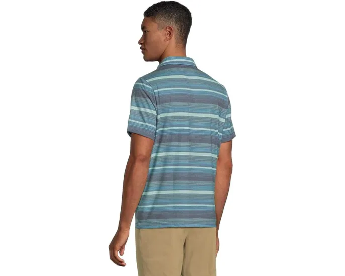 Поло в полоску с защитой от солнца UPF 50+ L.L.Bean Everyday SunSmart Polo 2.0