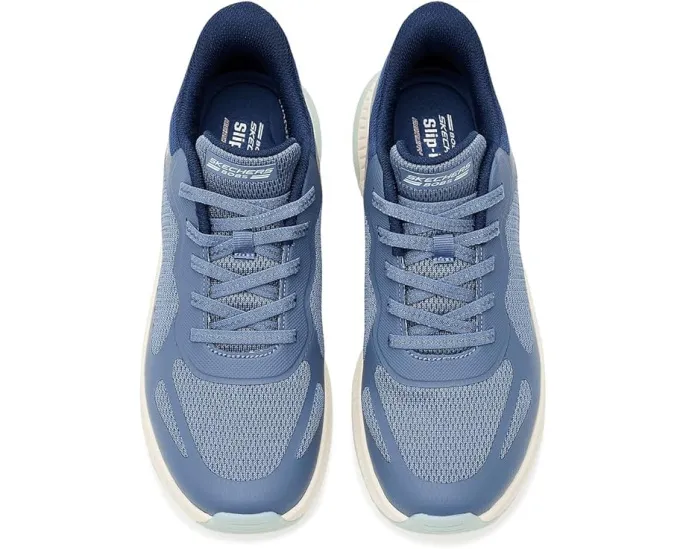 Кроссовки BOBS Hands Free Slip-Ins Squad 4 с технологией No Tie Fit и памятью формы