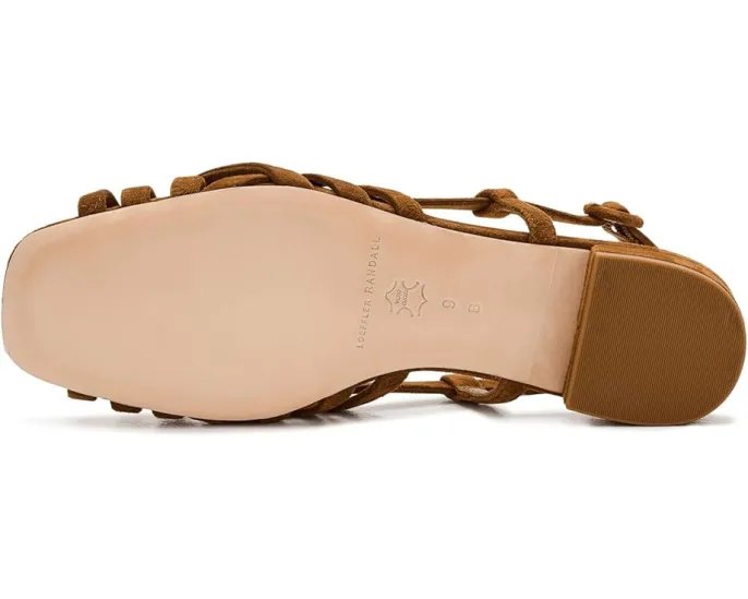 Loeffler Randall Shelly Wrap сандалии с плетением и ракушкой