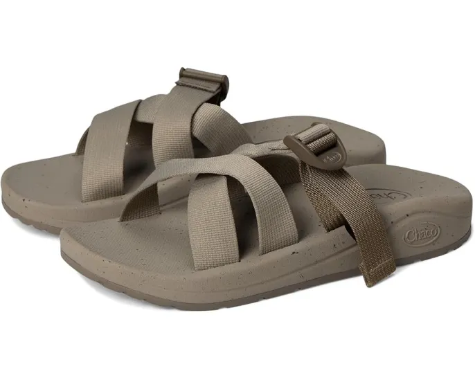 Сланцы Chaco Cushz Slide с мягкой стелькой LUVSEAT и регулируемыми ремешками