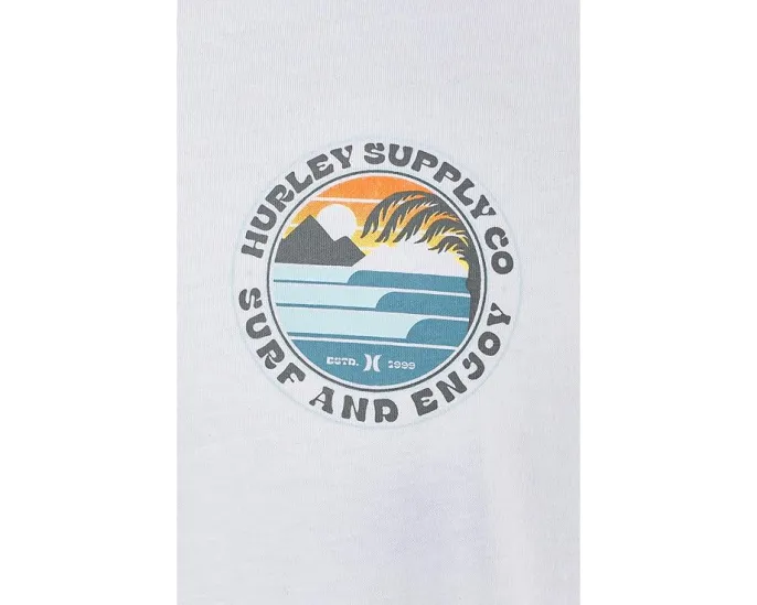Футболка Hurley Lefts с коротким рукавом и принтом на груди