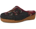 Тапочки Woolflower с ручной вышивкой и меховой подкладкой от Taos Footwear