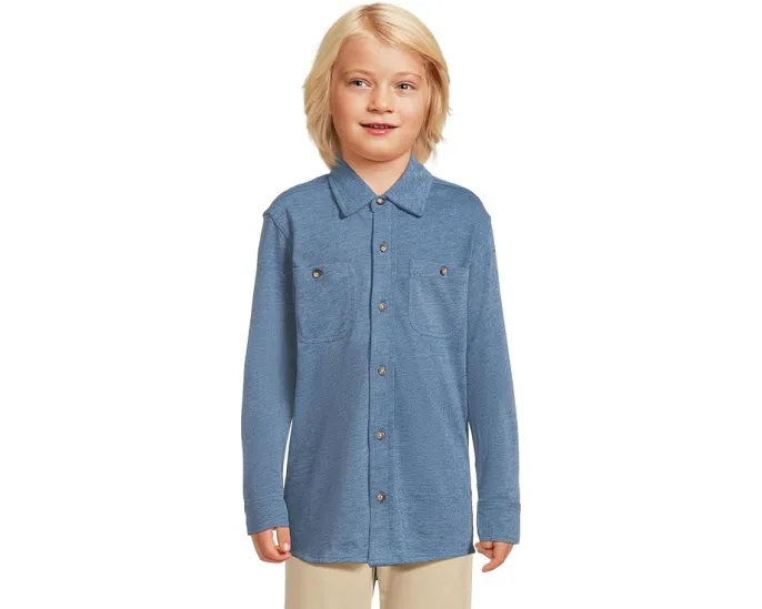 Рубашка Johnston & Murphy Kids XC Flex Stretch с длинным рукавом