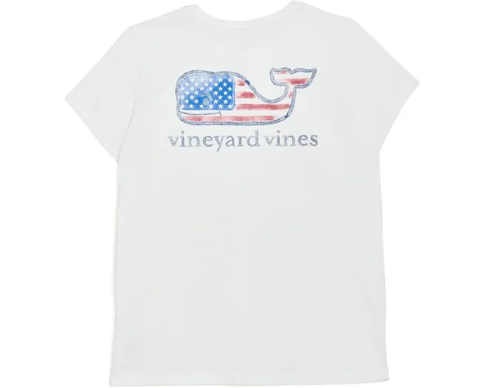 Футболка Vineyard Vines Kids Short Sleeve Pocket Tee с коротким рукавом и карманом